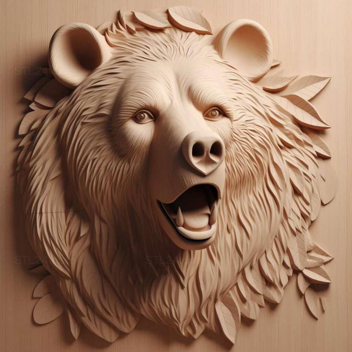 Nature and animals (Baloo 3, NATURE_5395) 3D models for cnc